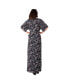 Women's Kimono Maxi Wrap Dress
