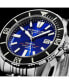 ფოტო #2 პროდუქტის Men's Depthmaster Silver-tone Stainless Steel, Blue Dial, 43mm Round Watch