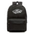 Фото #5 товара Женский спортивный рюкзак черный с логотипом и карманом VANS Realm Backpack szkolny - VN0A3UI6BLK - Custom Lumi - Music wieccy w nocy