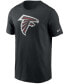 Фото #3 товара Men's Black Atlanta Falcons Primary Logo T-shirt