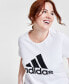 ფოტო #2 პროდუქტის Women's Essentials Logo Cotton T-Shirt, XS-4X