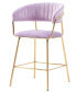 Фото #2 товара Барные стулья Best Master Furniture Bellai Fabric, набор из 2 шт.