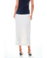 ფოტო #2 პროდუქტის Women's Mid-Waisted Front Slit Maxi Skirt