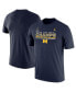 Фото #1 товара Men's Brand Navy Michigan Wolverines College Football Playoff 2023 National Champions Performance T-shirt