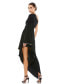 ფოტო #2 პროდუქტის Women's One Shoulder Asymmetrical Hem Flowy Dress