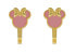 Фото #2 товара Decent gold-plated Minnie Mouse earrings ES00092YNKL.CS