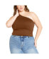 ფოტო #1 პროდუქტის Plus Size Swept Away Top