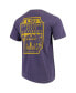 Фото #4 товара Men's Purple LSU Tigers Comfort Colors Campus Icon T-shirt