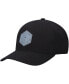Фото #1 товара Головной убор для мужчин TRAVIS MATHEW Travismathew Black Dopp Tri-Blend Flex Hat