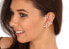 Gold-plated asymmetric earrings with pearls and zircons - left ear JL0776