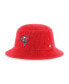 Фото #1 товара Men's Red Tampa Bay Buccaneers Thick Cord Bucket Hat