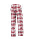 Women's Garnet, Black Arizona Coyotes Accolade Flannel Pants Garnet, Black, Small - фото #3