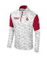 Фото #3 товара Men's Camo Oklahoma Sooners OHT Military-Inspired Appreciation Tomahawk Quarter-Zip Sweatshirt