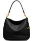 ფოტო #2 პროდუქტის Soft Pebble Leather Cary Shoulder Bag with Convertible Straps