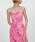 ფოტო #2 პროდუქტის Women's Slit Detail Floral Dress