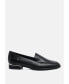 ANNA Womens Leather Slip-on Loafers