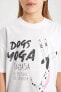 Фото #10 товара Kız Çocuk T-shirt Beyaz B5098a8/wt34