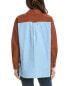 Фото #2 товара Lafayette 148 New York Colorblocked Oversized Shirt Women's