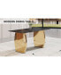 Фото #2 товара Mid-Century Modern Dining Table Chic Decor, Comfortable Seating