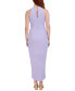 ფოტო #2 პროდუქტის Knot-Neck Tulip-Hem Midi Dress