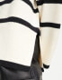 Vero Moda striped jumper in mono