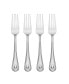 Фото #1 товара French Perle Salad Forks, Set of 4