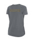 Women's Gray LAFC Front Twist T-shirt