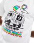 Фото #4 товара Converse snow cone graphic t-shirt in white