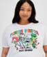 ფოტო #3 პროდუქტის Trendy Plus Size Friends Forever Graphic T-Shirt
