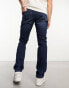 ONLY & SONS weft regular fit stretch jeans in dark wash