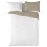 Nordic cover Naturals FUNDA NORDICA BICOLOR REVERSIBLE Reversible Beige White Super king (260 x 220 cm)