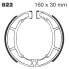 Фото #1 товара EBC Water Grooved Series Organic 822G Rear Brake Shoe