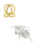 ფოტო #3 პროდუქტის 14K Gold-Plated Tall Infinity Ring