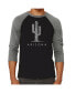 Фото #1 товара Arizona Cities Men's Raglan Word Art T-shirt