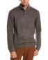 Фото #1 товара Autumn Cashmere Raglan Wool & Cashmere-Blend Mock Sweater Men's Brown M