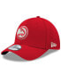 ფოტო #1 პროდუქტის Men's Red Atlanta Hawks Team Classic 39THIRTY Flex Hat