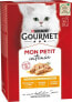 Фото #2 товара Nassfutter Katze mit Geflügel, Mon Petit intense, Multipack (6x50 g), 300 g