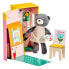 PETIT COLLAGE Beatrice The Bear In The Studio Playset