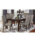 Фото #5 товара Contemporary Design Finish 1 Piece Dining Table With Separate Extension Leaf Wooden Dining Furniture