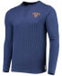 Фото #4 товара Men's Navy Chicago Bears Thermal Henley Long Sleeve T-shirt