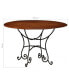 Dining Table Solid Acacia Wood with Honey Finish 47.2"x29.9"