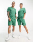 Фото #1 товара Ellesse community club unisex shorts in green