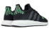 Кроссовки мужские Adidas Swift Run "Black White" черно-белые 36 - фото #5