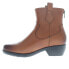 Фото #3 товара Propet Maisie Block Heels Pull On Round Toe Womens Brown Casual Boots WFX235LBR