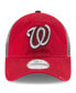 ფოტო #2 პროდუქტის Men's Red Washington Nationals Team Rustic 9TWENTY Adjustable Hat