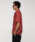 Фото #3 товара Рубашка мужская MANGO Regular-Fit с коротким рукавом