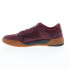 DC Metric ADYS100626-MAR Mens Burgundy Leather Skate Inspired Sneakers Shoes