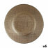 Фото #1 товара Плоская тарелка Позолоченный Cтекло 6 штук (21 x 2 x 21 cm)