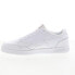 Reebok Club Memt Mens White Leather Lace Up Lifestyle Sneakers Shoes