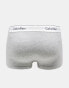 Calvin Klein cotton stretch trunks 3 pack in multi Разноцветный, S - W28-31 - фото #2